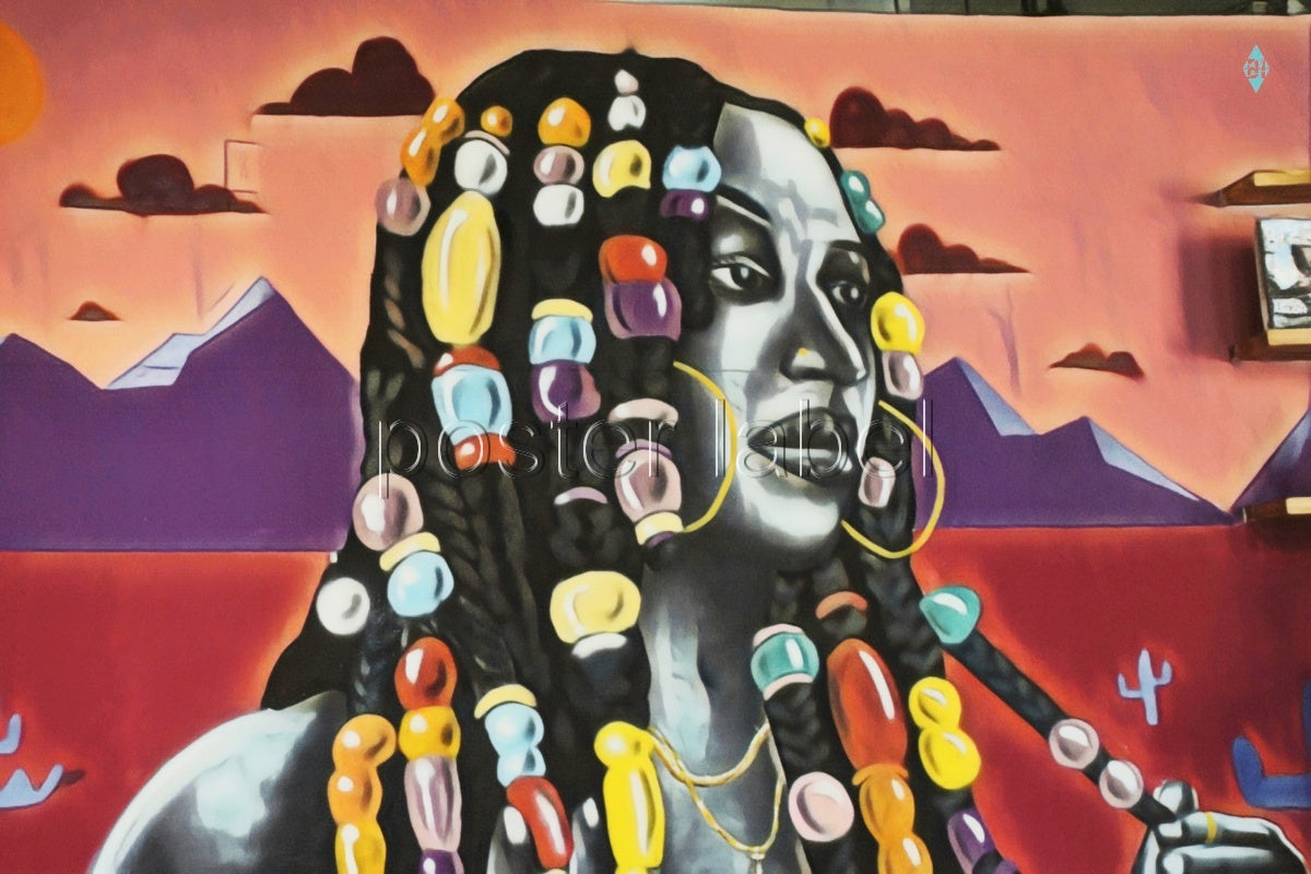 Digital Poster "colour" from New Orleans – Minimalist Design