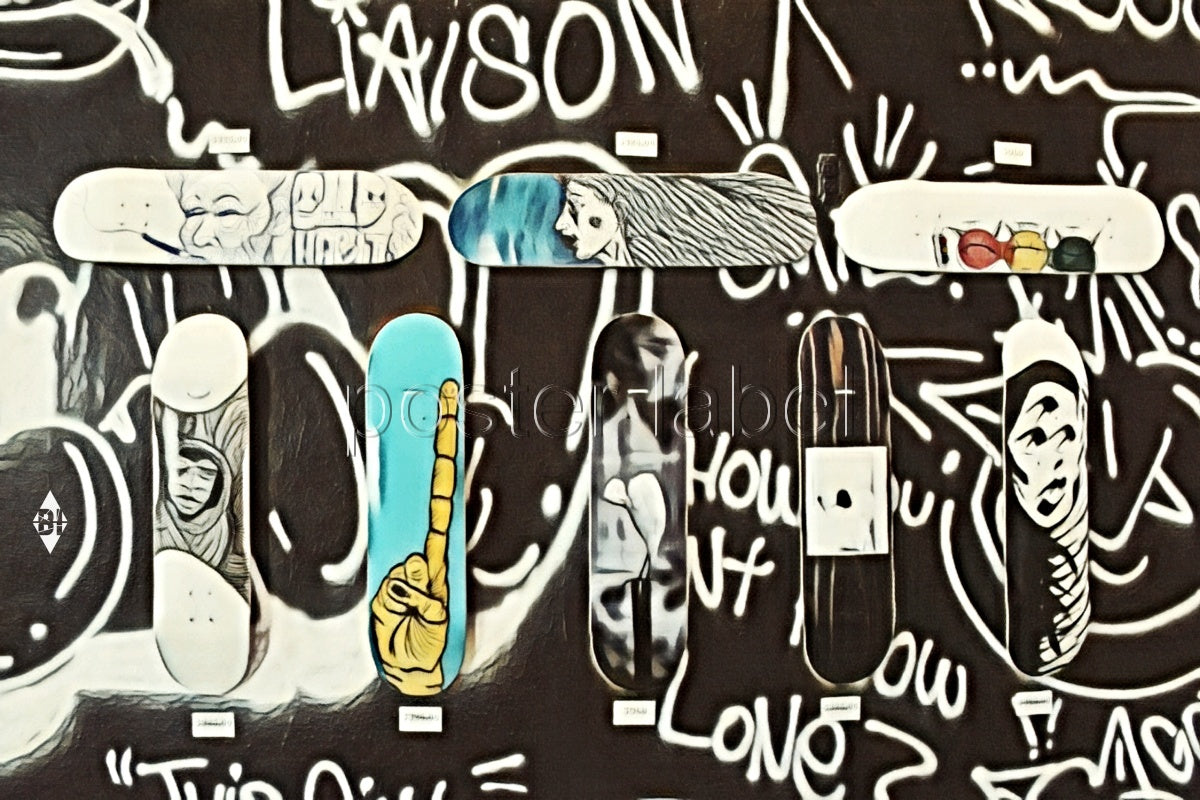 Digital Poster "cool" from New Orleans – Minimalist Design