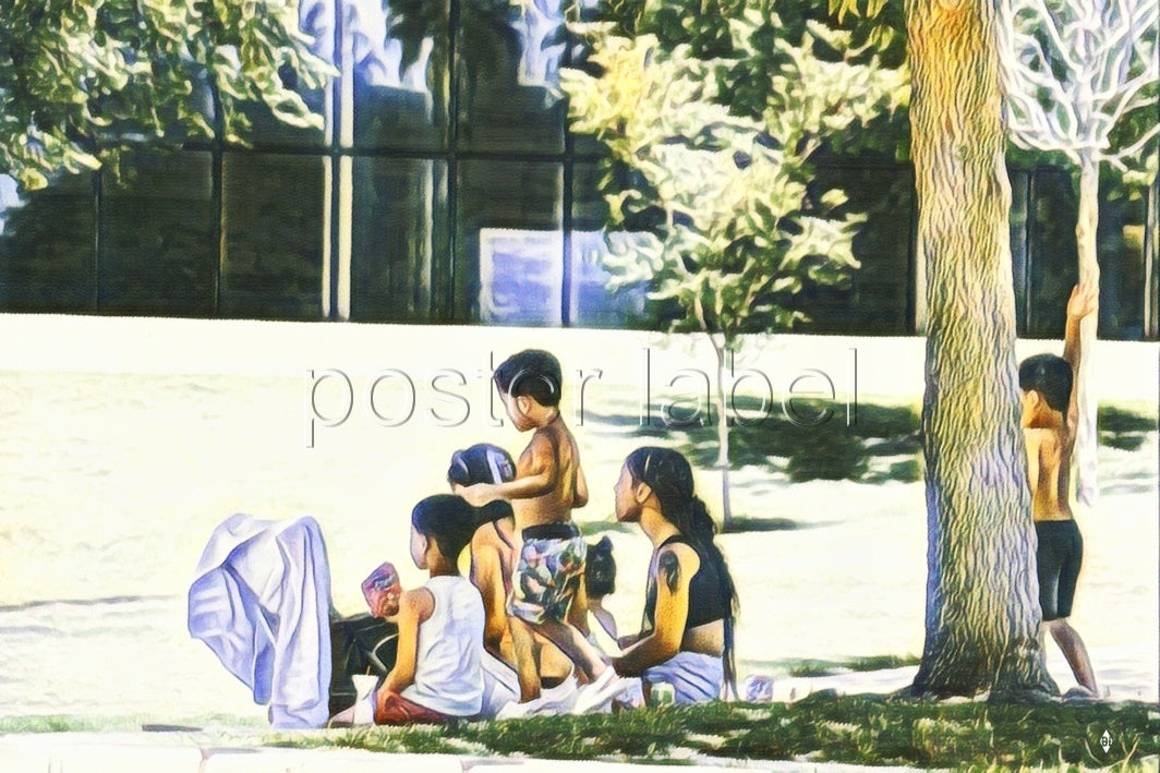 Digital Poster "family" from Tampa – Minimalist Design