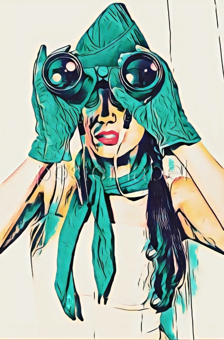 Digital Poster "farsighted" from Prague – Minimalist Design