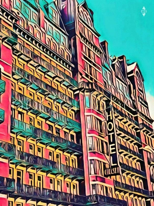 Digital Poster "chelsea" from NYC – Minimalist Design