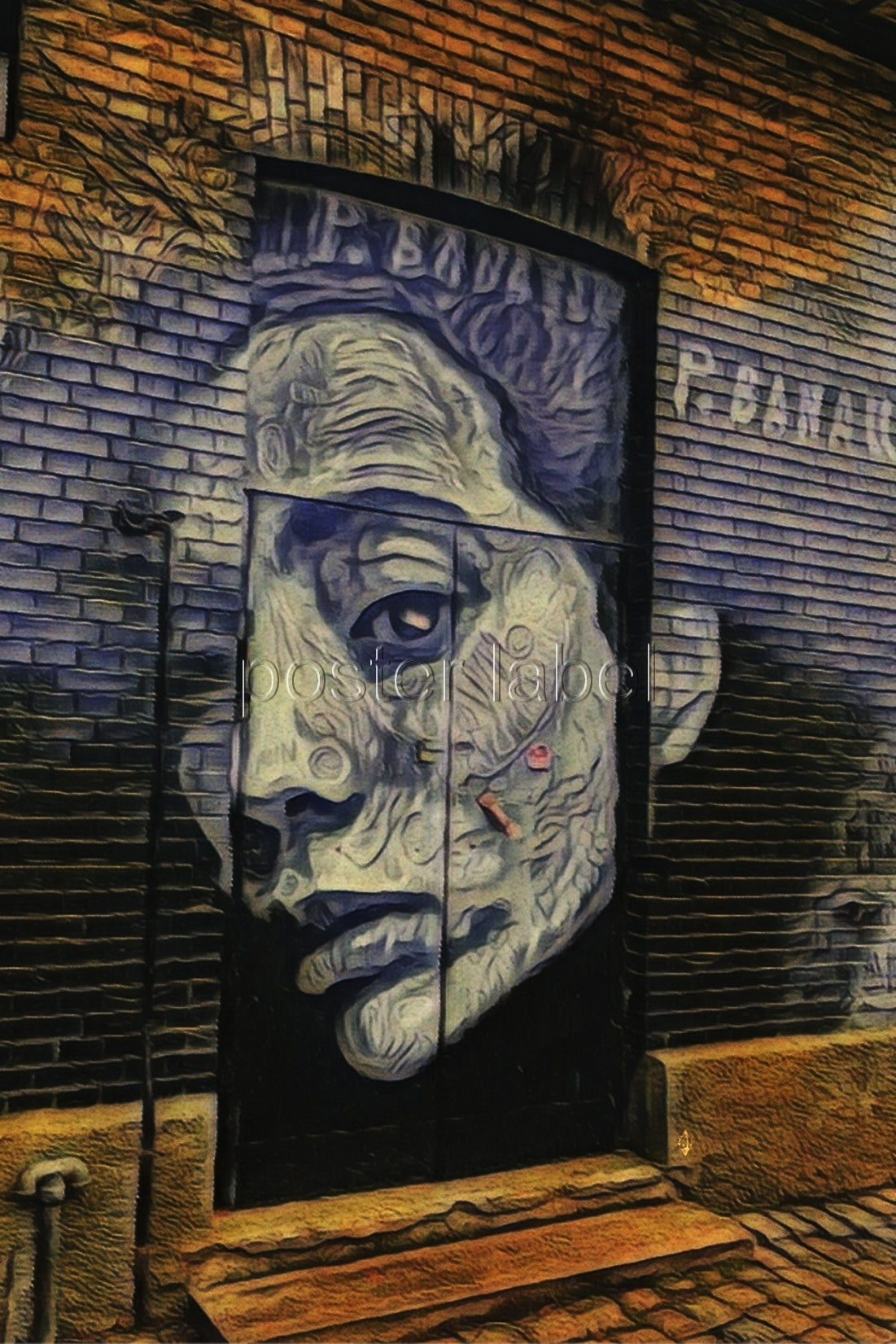 Digital Poster "courage" – Minimalist Design