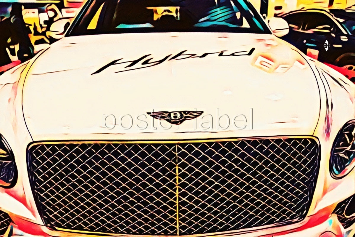 Digital Poster "hybrid" – Minimalist Design