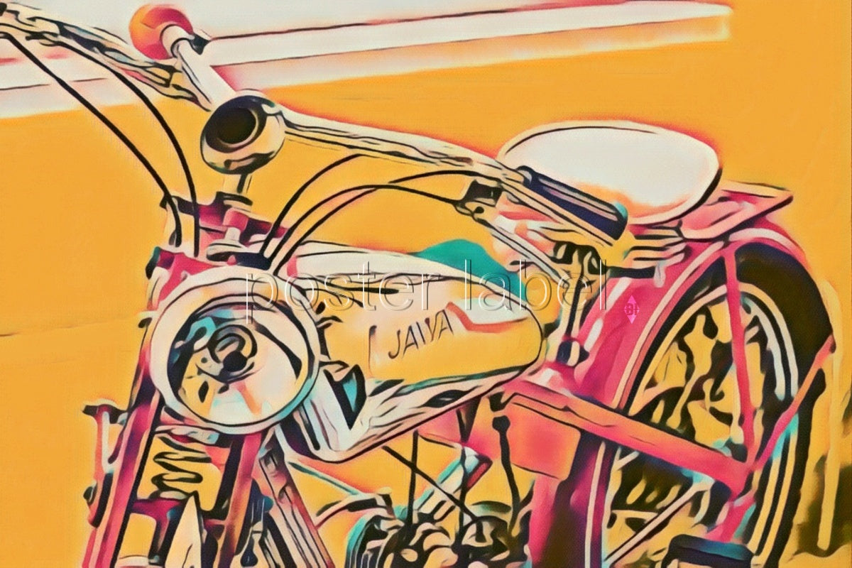 Digital Poster "jawa" – Minimalist Design