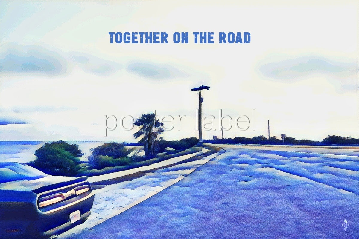 Digital Poster "together" from Key West – Minimalist Design